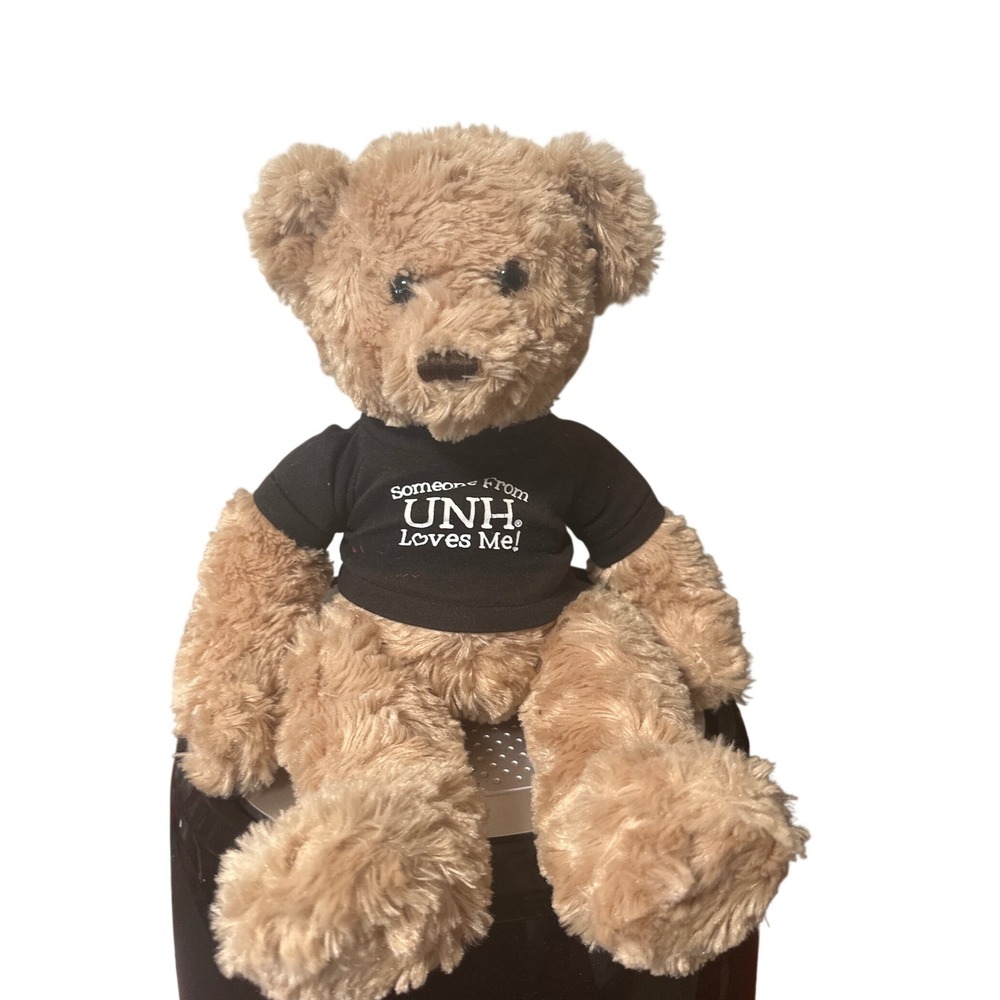 Chelsea Teddy Bear Co UNH University of New Hampshire Plush Someone Loves Me Tan